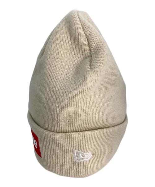 SUPREME（シュプリーム）Supreme (シュプリーム) New Era (ニューエラ) BOX LOGO BEANIE ベージュの古着・服飾アイテム