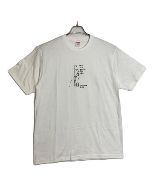 SUPREME（シュプリーム）Supreme (シュプリーム) Piss Tee / ピスティー ホワイト サイズ:Lの古着・服飾アイテム