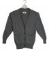 MM6 Maison Margiela（エムエムシックスメゾンマルジェラ）の古着「エルボーパッチ付きウールカーディガン」｜グレー