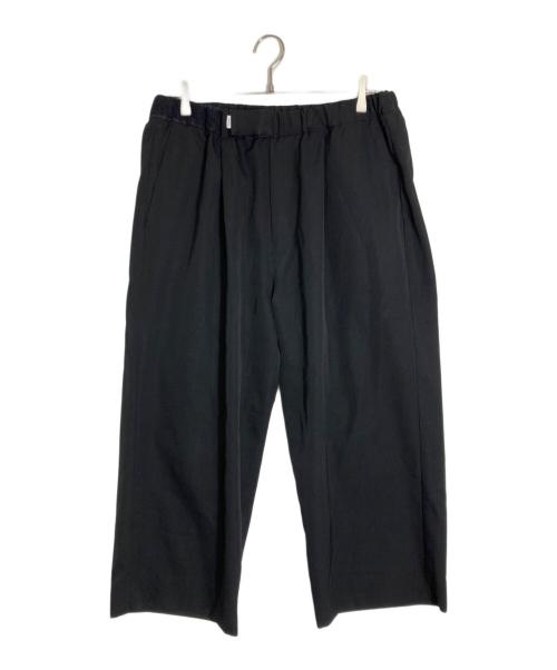Graphpaper（グラフペーパー）Graphpaper (グラフペーパー) Selvage Wool Wide Tuck Cook Pants ブラック サイズ:Freeの古着・服飾アイテム