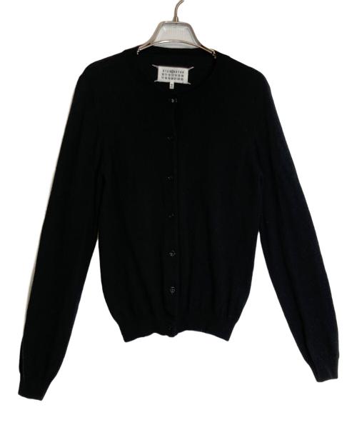 Maison Margiela（メゾンマルジェラ）Maison Margiela (メゾンマルジェラ) エルボーパッチウールカーディガン ブラック サイズ:Sの古着・服飾アイテム