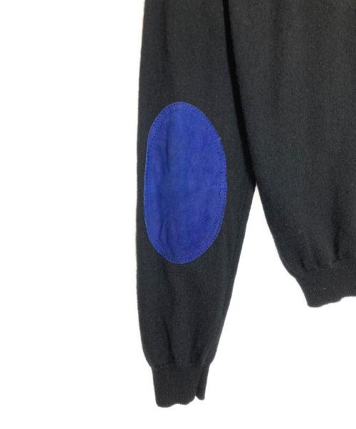 Maison Margiela（メゾンマルジェラ）Maison Margiela (メゾンマルジェラ) エルボーパッチウールカーディガン ブラック サイズ:Sの古着・服飾アイテム