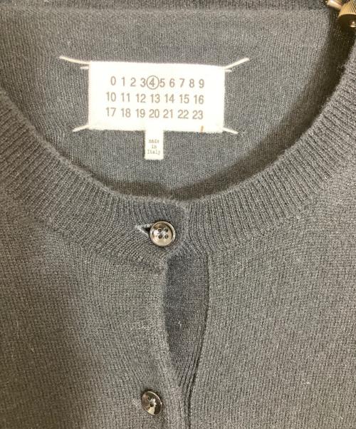 Maison Margiela（メゾンマルジェラ）Maison Margiela (メゾンマルジェラ) エルボーパッチウールカーディガン ブラック サイズ:Sの古着・服飾アイテム
