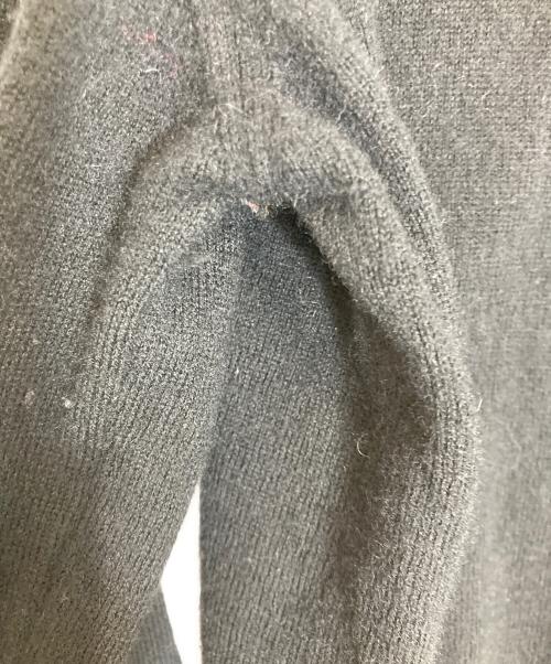 Maison Margiela（メゾンマルジェラ）Maison Margiela (メゾンマルジェラ) エルボーパッチウールカーディガン ブラック サイズ:Sの古着・服飾アイテム