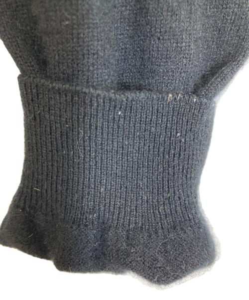 Maison Margiela（メゾンマルジェラ）Maison Margiela (メゾンマルジェラ) エルボーパッチウールカーディガン ブラック サイズ:Sの古着・服飾アイテム