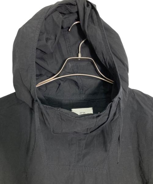 ATON（エイトン）ATON (エイトン) オーガニックコットンウェザーアノラック ブラック サイズ:2の古着・服飾アイテム