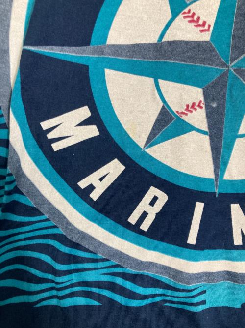 VALENTINO STUDIO（ヴァレンティノ スタジオ）VALENTINO STUDIO (ヴァレンティノ スタジオ) MARINERS (マリナーズ) 球団ロゴプリントTシャツ ネイビー サイズ:XSの古着・服飾アイテム