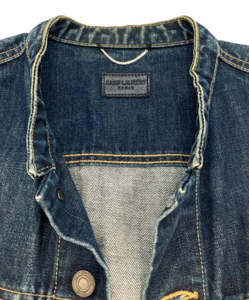 Saint Laurent Paris（サンローランパリ）Saint Laurent Paris (サンローランパリ) デニムジャケット ネイビー サイズ:Ｓの古着・服飾アイテム