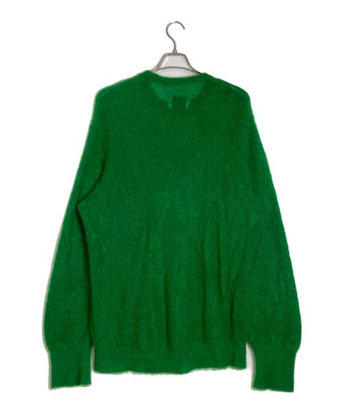 ssstein（シュタイン）ssstein (シュタイン) モヘア混シャギーニット グリーン サイズ:Lの古着・服飾アイテム