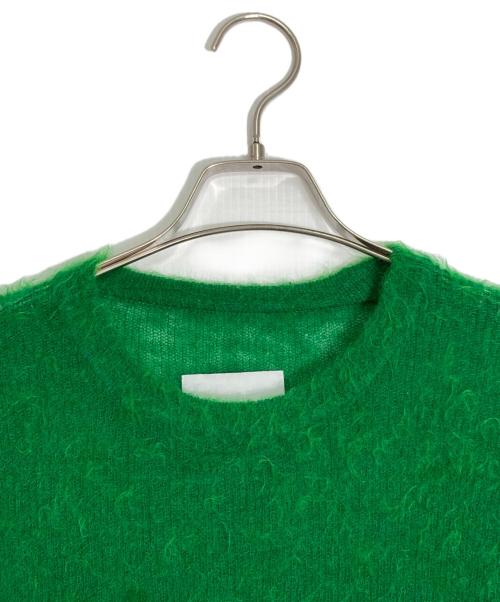 ssstein（シュタイン）ssstein (シュタイン) モヘア混シャギーニット グリーン サイズ:Lの古着・服飾アイテム