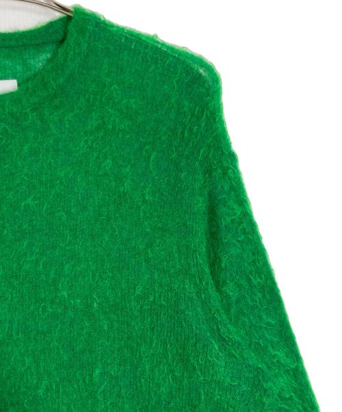ssstein（シュタイン）ssstein (シュタイン) モヘア混シャギーニット グリーン サイズ:Lの古着・服飾アイテム