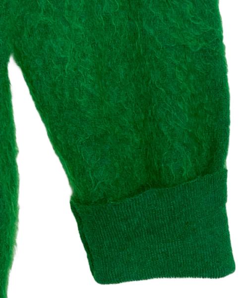 ssstein（シュタイン）ssstein (シュタイン) モヘア混シャギーニット グリーン サイズ:Lの古着・服飾アイテム