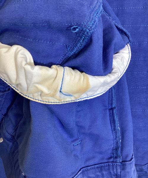 VALABASAS（バラバサス）VALABASAS (バラバサス) クラッシュデニムジャケット ブルー サイズ:Mの古着・服飾アイテム