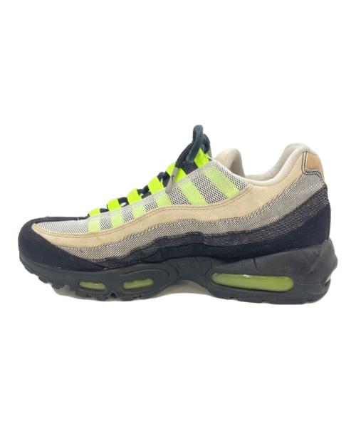 NIKE（ナイキ）NIKE (ナイキ) Denham (デンハム) AIR MAX 95 ローカットスニーカー /DD9519-001 ブラック×グリーン サイズ:26㎝の古着・服飾アイテム