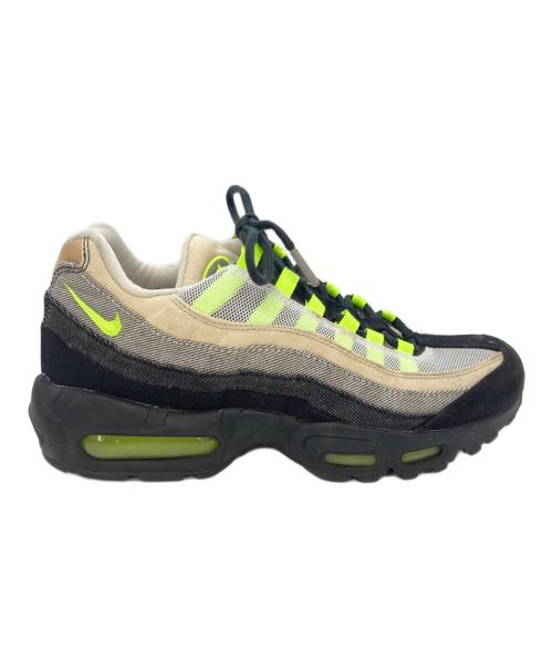 NIKE（ナイキ）NIKE (ナイキ) Denham (デンハム) AIR MAX 95 ローカットスニーカー /DD9519-001 ブラック×グリーン サイズ:26㎝の古着・服飾アイテム