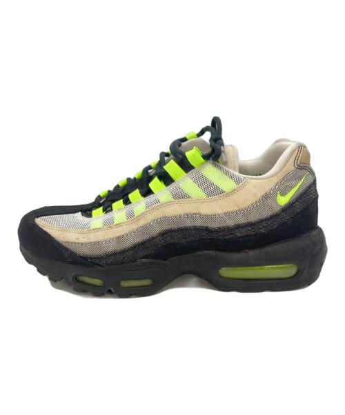 NIKE（ナイキ）NIKE (ナイキ) Denham (デンハム) AIR MAX 95 ローカットスニーカー /DD9519-001 ブラック×グリーン サイズ:26㎝の古着・服飾アイテム