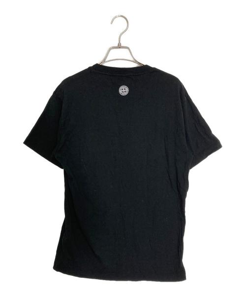 STONE ISLAND（ストーンアイランド）STONE ISLAND (ストーンアイランド) COMPAS T SHIRT ブラック サイズ:Mの古着・服飾アイテム