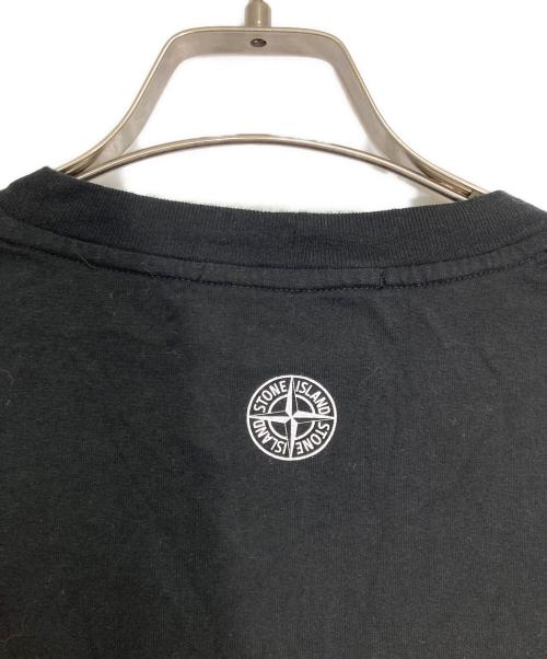 STONE ISLAND（ストーンアイランド）STONE ISLAND (ストーンアイランド) COMPAS T SHIRT ブラック サイズ:Mの古着・服飾アイテム
