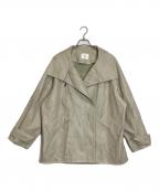 Ameriアメリ）の古着「USED LIKE SYNTHETIC LEATHER JACKET」｜ベージュ