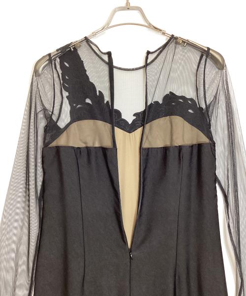 Ameri（アメリ）Ameri (アメリ) UND RENEE CUTWORK DRESS / カットワークドレス ブラック サイズ:Mの古着・服飾アイテム