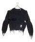 Maison MIHARA YASUHIRO（メゾン ミハラ ヤスヒロ）の古着「BLEACHED KNIT PULLOVER」｜グレー