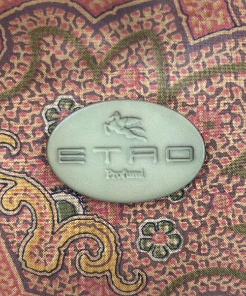 ETRO（エトロ）ETRO (エトロ) ハンドバッグ ブラウン×グリーンの古着・服飾アイテム