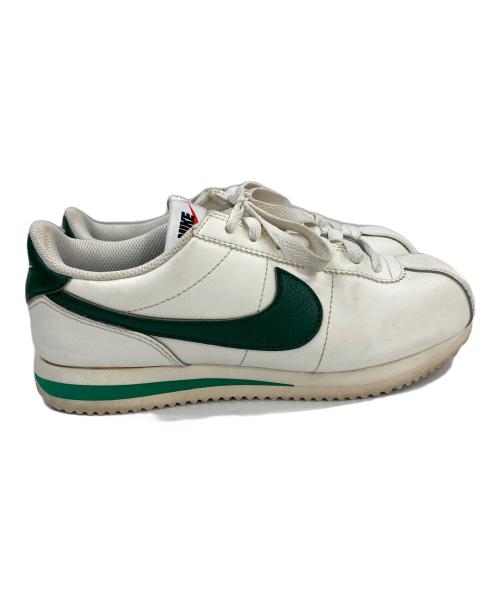 NIKE（ナイキ）NIKE (ナイキ) コルテッツ ローカットスニーカー ホワイト×グリーン サイズ:US6の古着・服飾アイテム