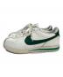 NIKE (ナイキ) コルテッツ ローカットスニーカー ホワイト×グリーン サイズ:US6：5000円