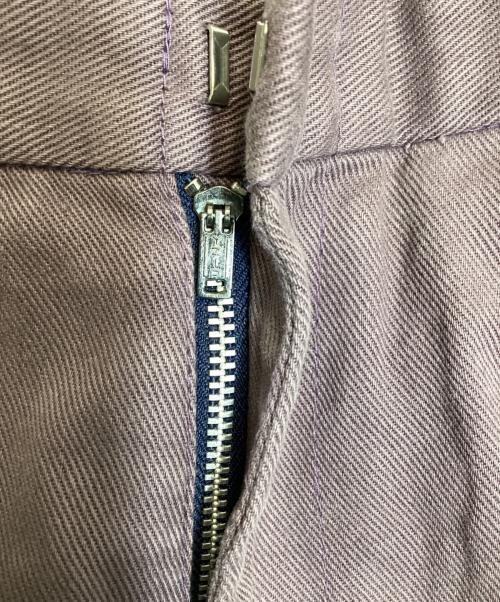 COMME des GARCONS HOMME PLUS（コムデギャルソンオムプリュス）COMME des GARCONS HOMME PLUS (コムデギャルソンオムプリュス) 90sデニムスラックス パープル サイズ:Mの古着・服飾アイテム