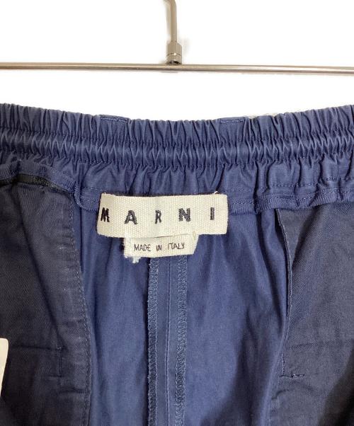 MARNI（マルニ）MARNI (マルニ) テーパードイージーパンツ ネイビー サイズ:46の古着・服飾アイテム