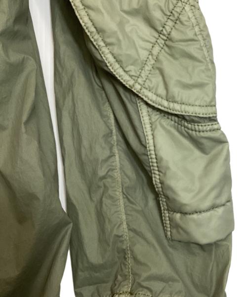 STONE ISLAND（ストーンアイランド）STONE ISLAND (ストーンアイランド) Lamy Velour Hooded Parka グリーン サイズ:Lの古着・服飾アイテム