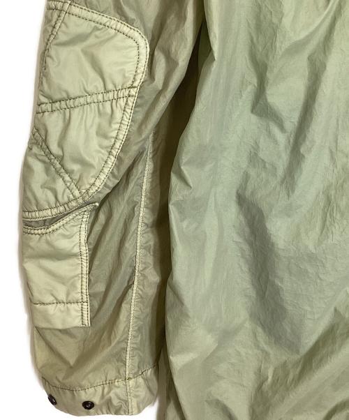 STONE ISLAND（ストーンアイランド）STONE ISLAND (ストーンアイランド) Lamy Velour Hooded Parka グリーン サイズ:Lの古着・服飾アイテム