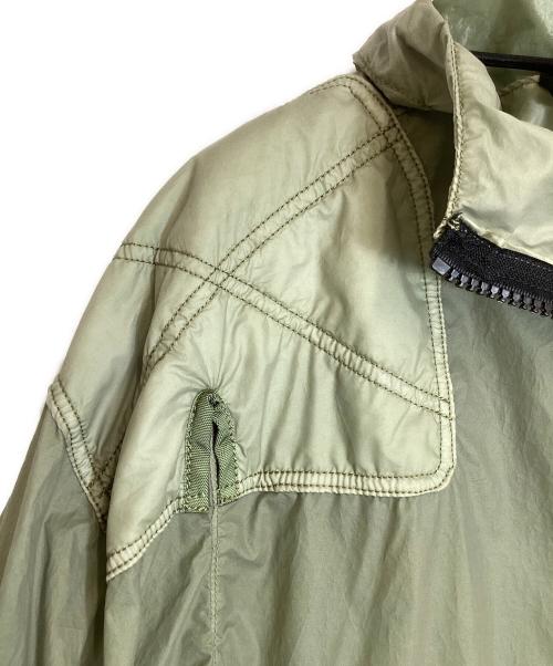 STONE ISLAND（ストーンアイランド）STONE ISLAND (ストーンアイランド) Lamy Velour Hooded Parka グリーン サイズ:Lの古着・服飾アイテム