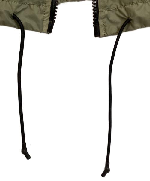 STONE ISLAND（ストーンアイランド）STONE ISLAND (ストーンアイランド) Lamy Velour Hooded Parka グリーン サイズ:Lの古着・服飾アイテム