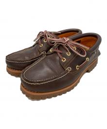 Timberland（ティンバーランド）の古着「3EYE CLASSIC LUG：HANDSEWN BOAT SHOE」｜ブラウン