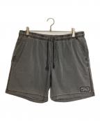Billabong×RHC Ron Hermanビラボン×アールエイチシー ロンハーマン）の古着「ワッペンロゴイージーショーツ」｜グレー