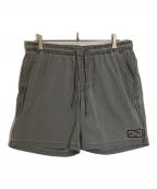 Billabong×RHC Ron Hermanビラボン×アールエイチシー ロンハーマン）の古着「ワッペンロゴイージーショーツ」｜グレー