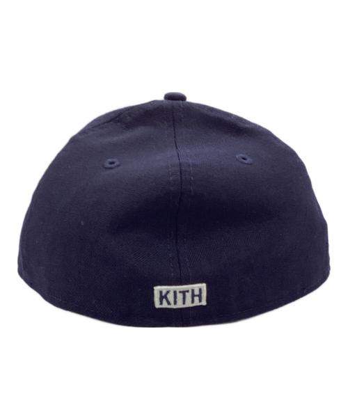 New Era（ニューエラ）New Era (ニューエラ) MLB (エムエルビー) KITH (キス) キャップ ネイビー サイズ:SIZE 7 5/8の古着・服飾アイテム