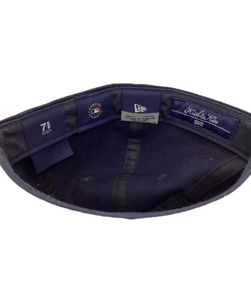 New Era（ニューエラ）New Era (ニューエラ) MLB (エムエルビー) KITH (キス) キャップ ネイビー サイズ:SIZE 7 5/8の古着・服飾アイテム