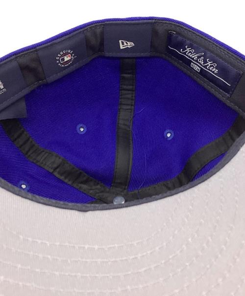 New Era（ニューエラ）New Era (ニューエラ) MLB (エムエルビー) KITH (キス) キャップ ブルー サイズ:SIZE7 5/8の古着・服飾アイテム