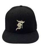 New Era×MLB×FOG ESSENTIALSニューエラ×エムエルビー×フィアオブゴッド エッセンシャル）の古着「59FIFTY ウールキャップ」｜ブラック