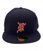 New Era×MLB×FOG ESSENTIALSニューエラ×エムエルビー×フィアオブゴッド エッセンシャル）の古着「59FIFTY ウールキャップ」｜ネイビー