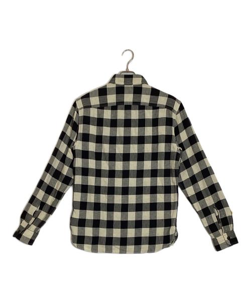 RRL（ダブルアールエル）RRL (ダブルアールエル) チェックネルシャツ アイボリー×ブラック サイズ:Sの古着・服飾アイテム