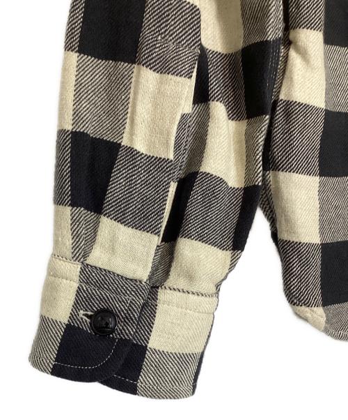 RRL（ダブルアールエル）RRL (ダブルアールエル) チェックネルシャツ アイボリー×ブラック サイズ:Sの古着・服飾アイテム
