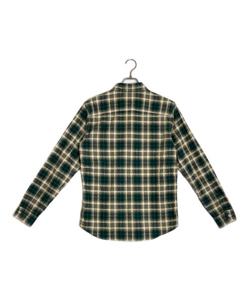 RRL（ダブルアールエル）RRL (ダブルアールエル) チェックシャツ グリーン×アイボリー サイズ:Sの古着・服飾アイテム