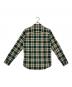 RRL (ダブルアールエル) チェックシャツ グリーン×アイボリー サイズ:S：15000円