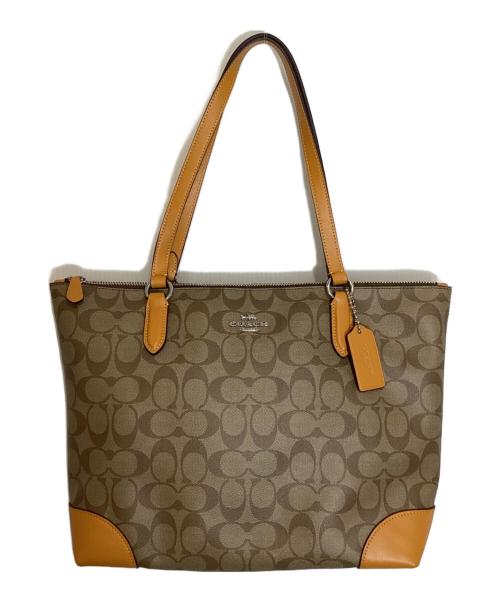 COACH（コーチ）COACH (コーチ) トートバッグ ブラウンの古着・服飾アイテム