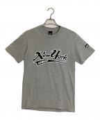 stussyステューシー）の古着「NEW YORKプリントTシャツ」｜グレー