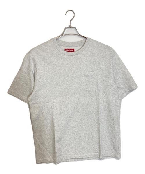 SUPREME（シュプリーム）SUPREME (シュプリーム) S/S Pocket Tee / ショートスリーブ ポケット T ライトグレー サイズ:Lの古着・服飾アイテム