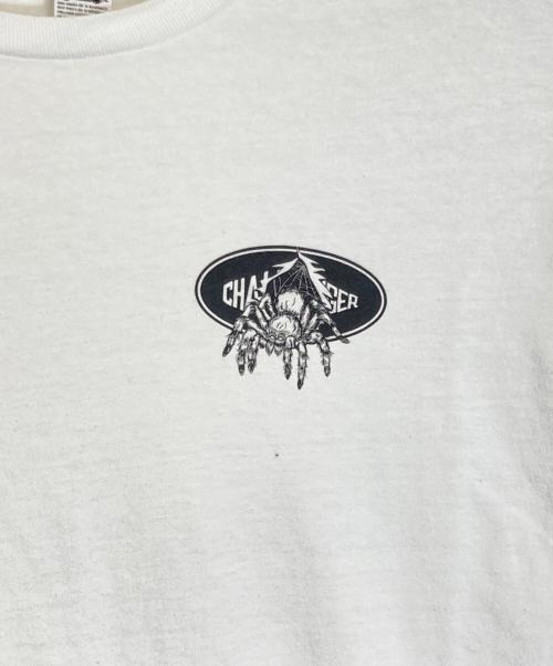 CHALLENGER（チャレンジャー）CHALLENGER (チャレンジャー) LOGO SPIDER TEE / ロゴ スパイダー T ホワイト サイズ:XLの古着・服飾アイテム